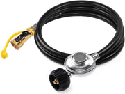 DOZYANT 6-foot hose full assembly showing regulator and connectors for safe use