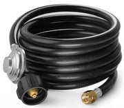 DOZYANT front view regulator and hose showing full assembly and convenience