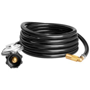 DOZYANT front view of hose and regulator showing secure fit and safe connection