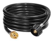 DOZYANT front view of 12 ft adapter hose showing fittings for secure connection