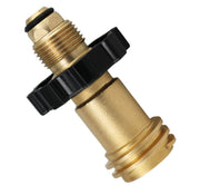 DOZYANT adapter front view showing brass body and connection benefit durable fit