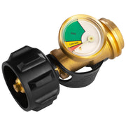 DOZYANT front view of gauge installed showing clear dial and quick read benefit