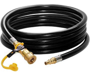 DOZYANT front view of 24 ft hose assembly showing complete setup and easy reach