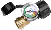 DOZYANT gauge front view showing clear dial and quick fuel checks