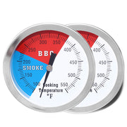 DOZYANT front view of 3-inch large face gauge showing readable numbers and benefit of instant temperature glance