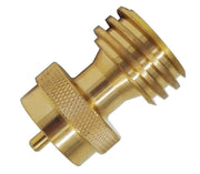DOZYANT Steak Saver front view showing compact brass adapter and connections, reliable backup