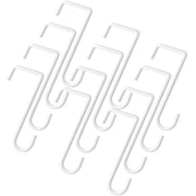 Dpyrrhic packaged 12 white hooks showing neat storage and instant use benefit