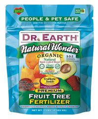 Dr. Earth natural wonder front packaging showing product and organic benefits