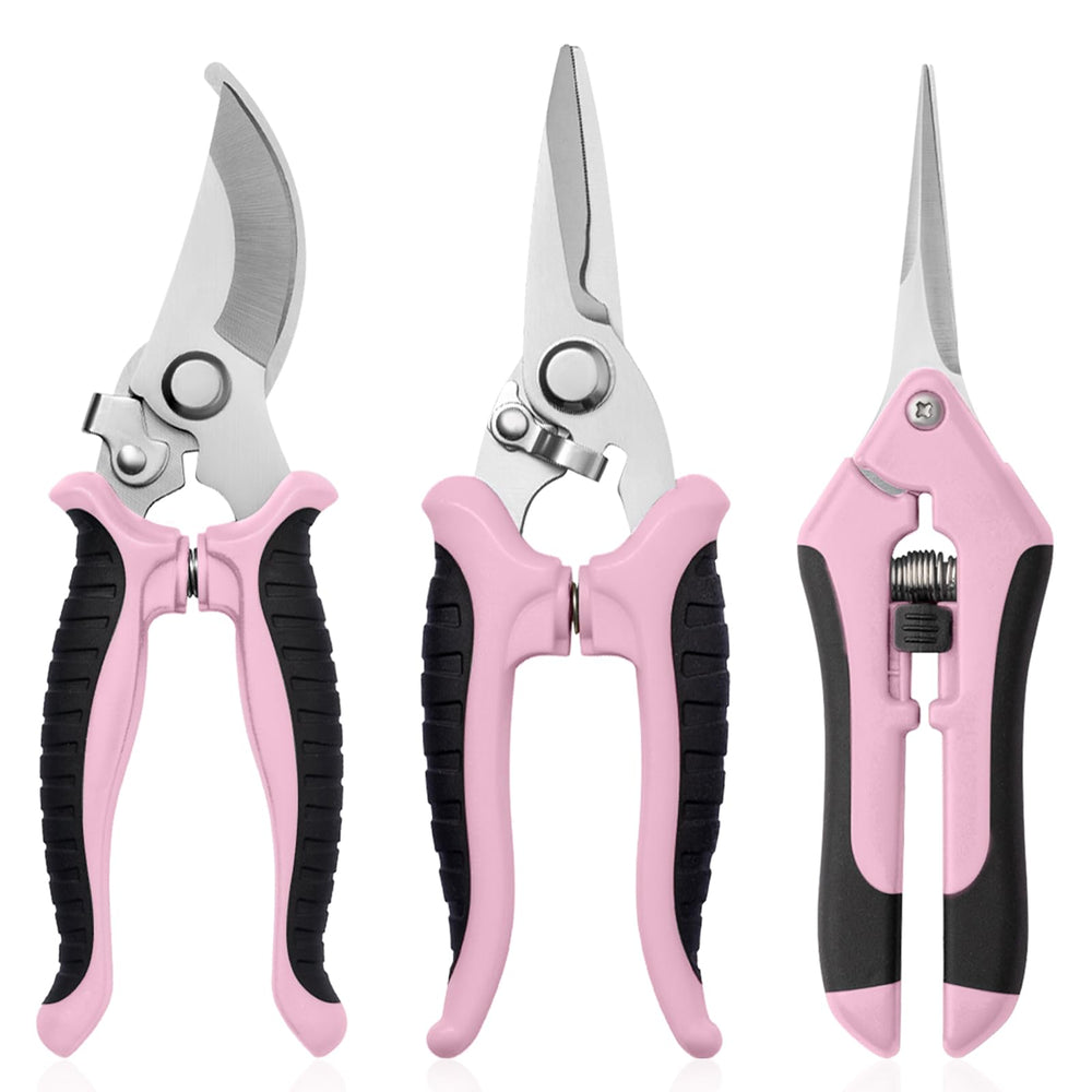 Drametic+ front packaging showing three pruning shears and color contrast benefits