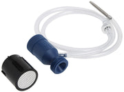 Dramm Syphonject front assembly showing hose connection for fast setup and reliable feeding