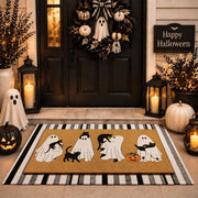 Drydiet front porch mat set showing welcoming Halloween design and seasonal curb appeal