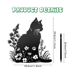 dryelves cat close-up of floral and butterfly cutouts highlighting artisan detail