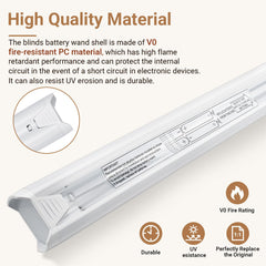 DuckcowsC open battery tube holding twelve AA cells showing straightforward battery access benefit