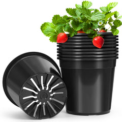 DUNPUTE front view of 1 gallon pot showing sturdy rim and size benefit