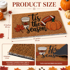 Dunzy coir fiber close-up showing durable texture and dirt-scraping benefit