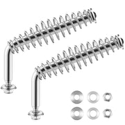 Dunzy front packaging showing two 5-inch handles and mounting rod for quick swap