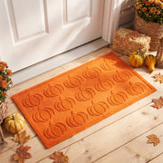 Dunzy front packaging showing orange pumpkin mat and welcoming curb appeal