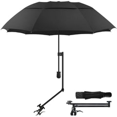DUOUPA front view canopy showing full shade and UPF protection