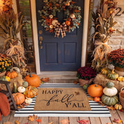 Duraaamo coir doormat front porch view shows durable welcome surface