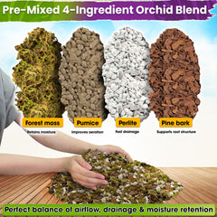 Duspro pumice granules detail providing aeration and structural stability