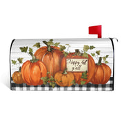 DXSHCG front view autumn pumpkin cover adding seasonal curb appeal