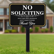 DXSIGN front view of aluminum sign showing clear message and curb appeal