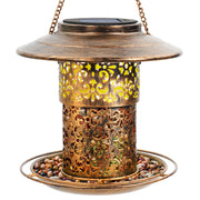 DY-SKTY front view showing hanging feeder and large feeding tray for easy bird access