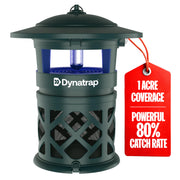 DynaTrap front view showing unit and discreet garden-friendly design