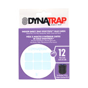 Dynatrap front view of 12-pack glue cards showing neat packaging and convenience