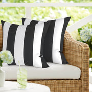 dytxiii front view pack of 2 cabana black shows bold pattern and outdoor styling benefit
