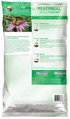 Earth Science close-up of mixed perennial seeds for high germination