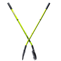 Earthwise ergonomic grip detail for reduced hand fatigue
