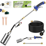EASITALY front view of torch kit showing components for quick setup and versatility