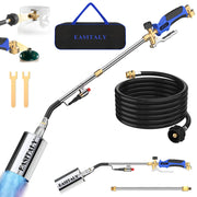 EASITALY torch front view showing controls and ergonomic handle for comfortable use