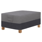 Easy-Going front view showing full cover protecting small table, protects surfaces