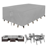 Easy-Going front view showing full cover protecting furniture and reducing maintenance