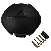 ECHO Speed-Feed 400 cap front view showing fit and quick-load benefit