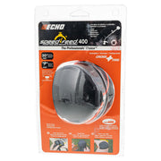 ECHO Speed-Feed 400 front clamshell showing durable design benefit