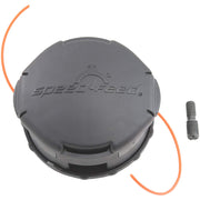 ECHO Speed-Feed 400 front view showing mounting face and fast loading benefit