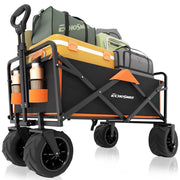EchoSmile front view of wagon showing sturdy frame and color benefit portability