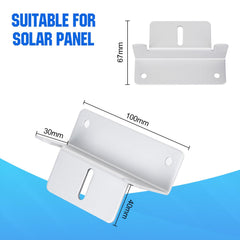 ECO-WORTHY aluminum alloy bracket close-up highlighting corrosion resistance and lightweight strength