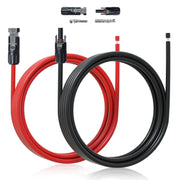 ECO-WORTHY front view showing connector and plug benefits corrosion resistance