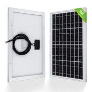 ECO-WORTHY front panel showing compact design and reliable sun capture