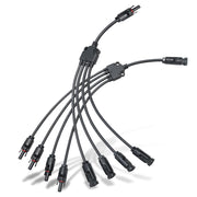 ECO-WORTHY front view of Y-branch connector kit showing complete assembly and connectivity benefit