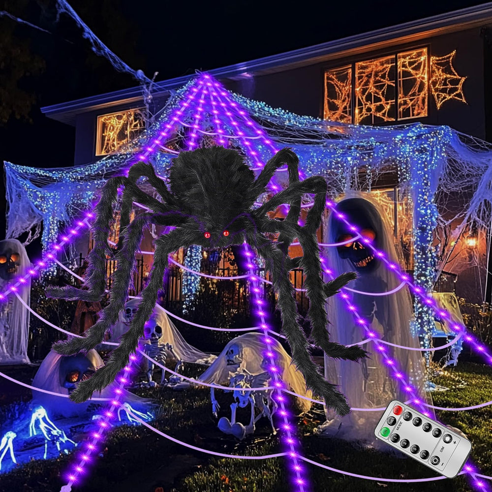 ECOHDT front packaging showing complete spider web kit for easy setup