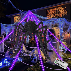 ECOHDT front packaging showing complete spider web kit for easy setup
