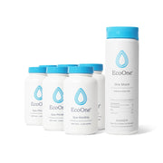 ecoone front packaging of the six-month hot tub kit showing contents and benefits