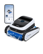 ECOVACS Ultramarine P1 front view showing compact cordless design and ease