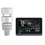ECOWITT WS3900 console front view showing clear color display and easy reading