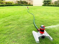 Eden quick-connect set with filter close-up showing easy attachment and cleaner water flow